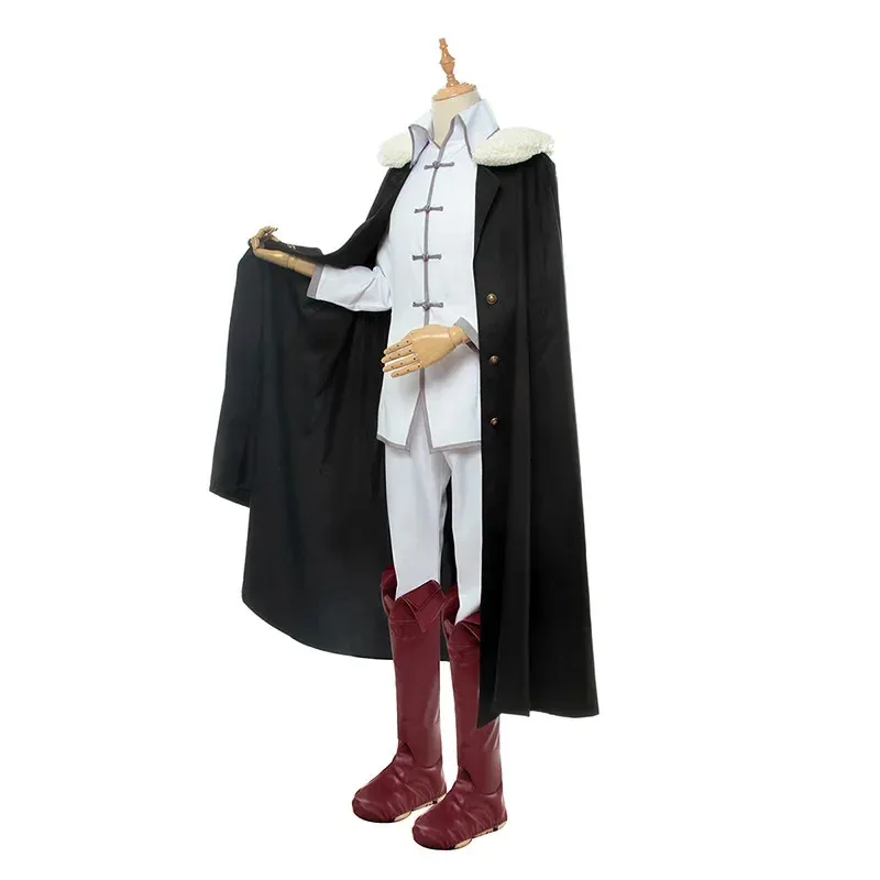 Anime Bungo Stray Dogs Fyodor Dostoevsky Kostum Fyodor Cosplay Men's Cloak Halloween Carnival Party Performance Set