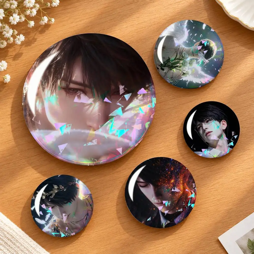 Xia Yizhou C-Caleb Game Love and Deepspace Badges Creative Tinplate Round Button PinsBrooch Badge Clothes Backpack Custom