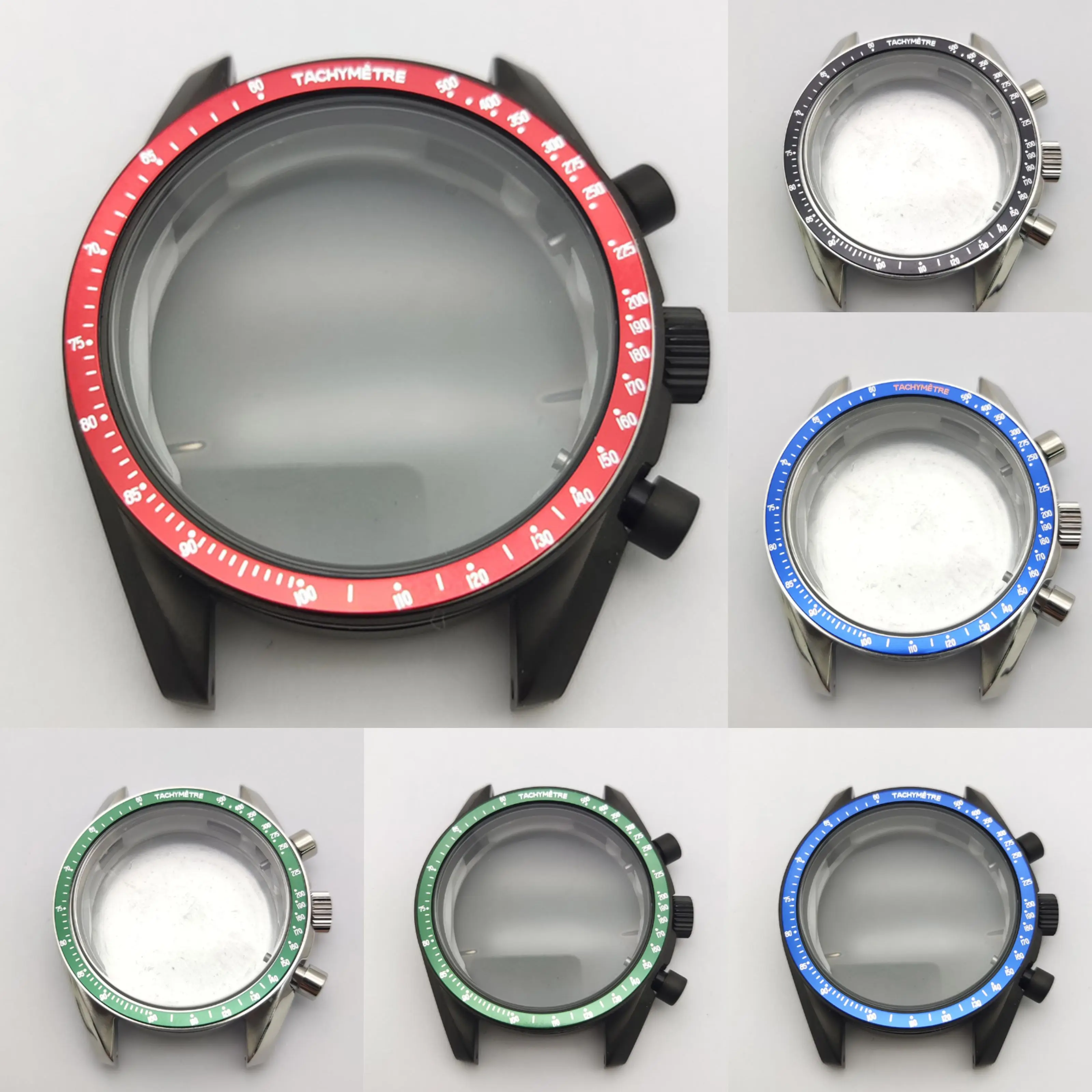 

Новинка 2025 года для VK63, чехлы 40 мм, 5 АТМ, роскошный мужской чехол для дайвинга, акриловая зеркальная поверхность с пузырьками, подходит для циферблата 32,5 мм