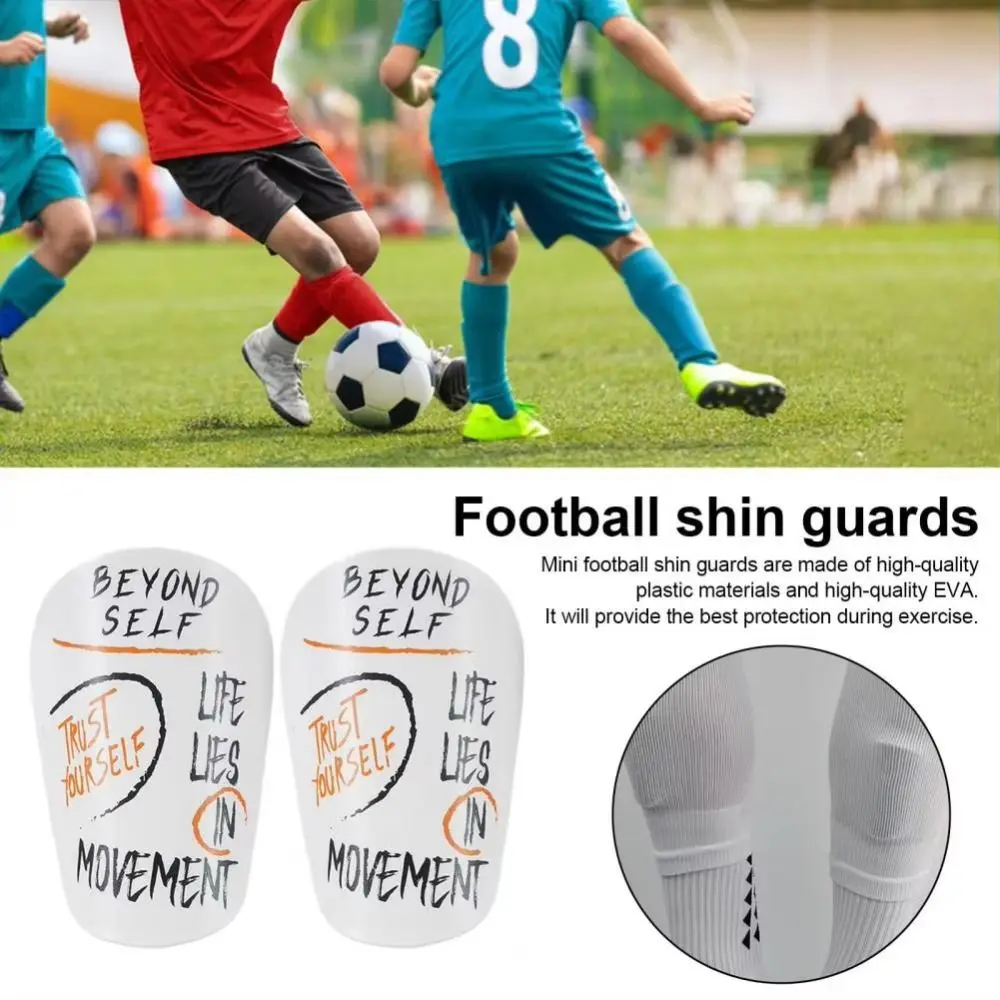 Leg Protective Football Shin Pads Shock Absorbing EVA Thickening Training Shank Board Lightweight Non-slip Soccer Shin Guards