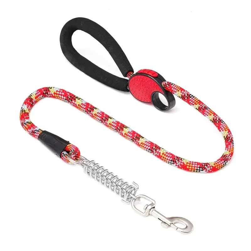 Short Section Pet Dog Chain With Handle, Rxplosion Proof, Anti Bite Pet Supplies, Outdoor, Large Dog, Walking, Pet Supplies