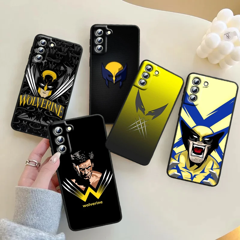 Marvel Superhero Wolverine For Samsung Galaxy S23 S22 S21 S20 S10 S9 Ultra Plus Pro 4G 5G silicone Soft Black Phone Case