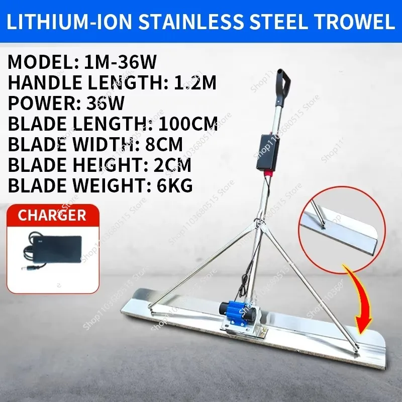 Electric Concrete Vibrating Screed Battery Powered Leveling Tool for Construction Equipment Flooring