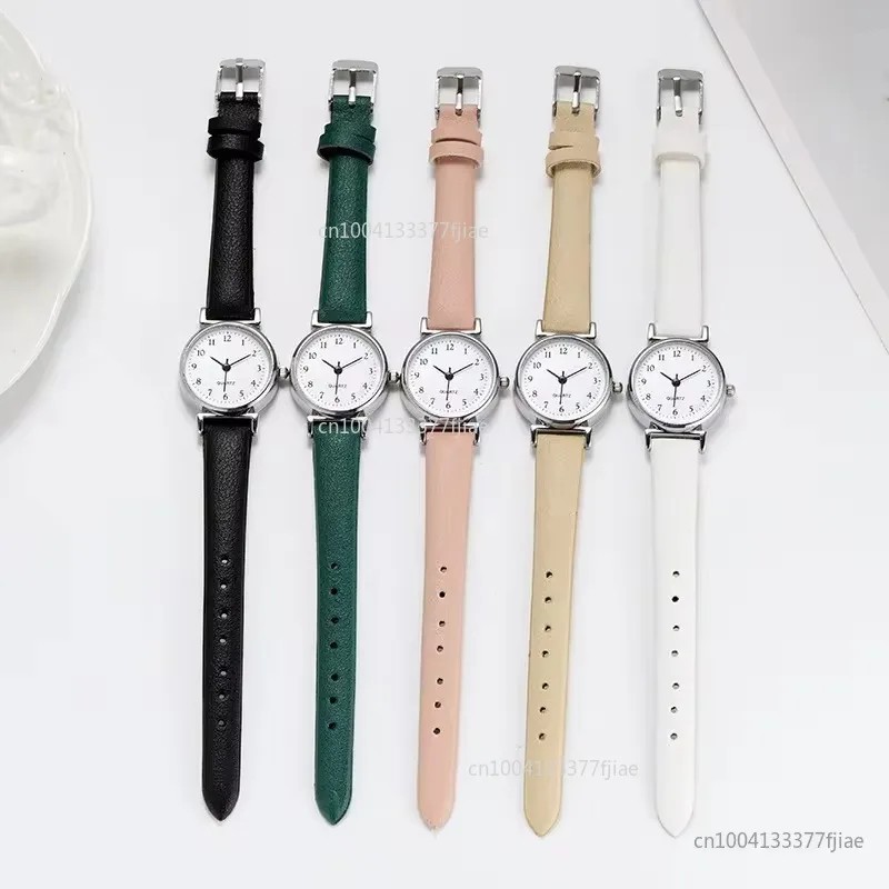 

Women Brand Quartz Alloy Watch Ladies Fashion Small Dial Casual Watch Leather Wristwatch for Women reloj mujer elegante