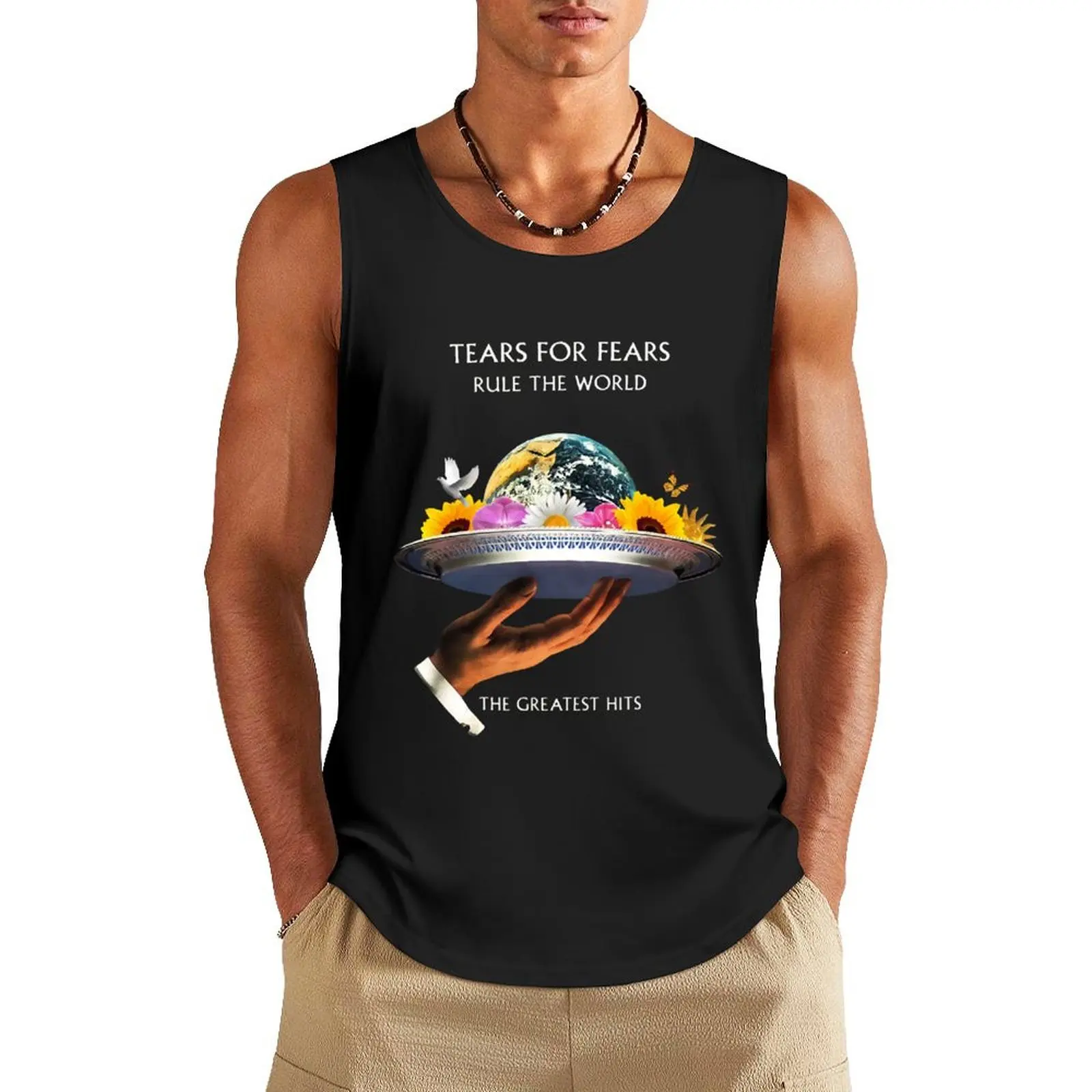 Tears for fears Tank Top Men's gym t-shirt Male vest Men's clothes luxury style