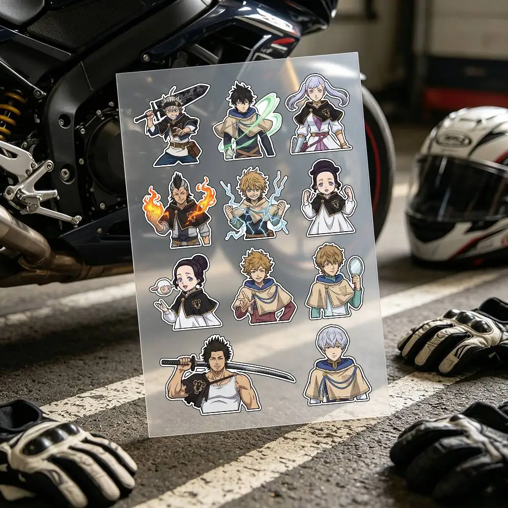 Black Clover Stickers Auto Body Bumper Windows Motorcycle Laptop Walls Vinyl Decal Car Tuning Accessories