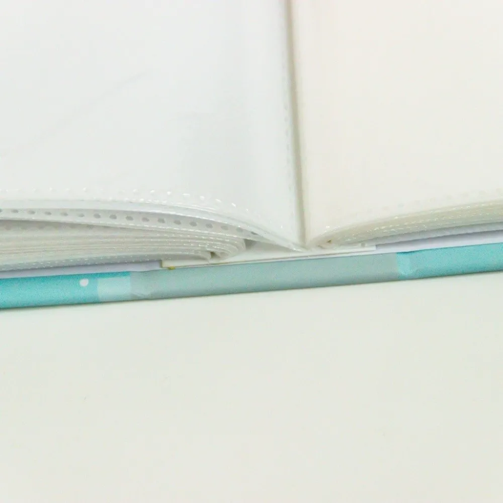 6 Inch 100 Pockets Photo Album Laminated Cloth Cover Scrapbook Album Large Capacity Insert Pocket Slip-in Picture Albums Album