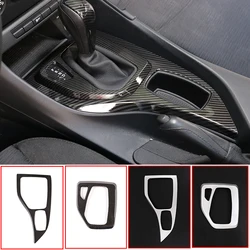 ABS Carbon Fiber Car Styling Console Gear Panel Frame Console Gear Shift Panel Cover Trim for BMW X1 E84 2010-2015 Accessories