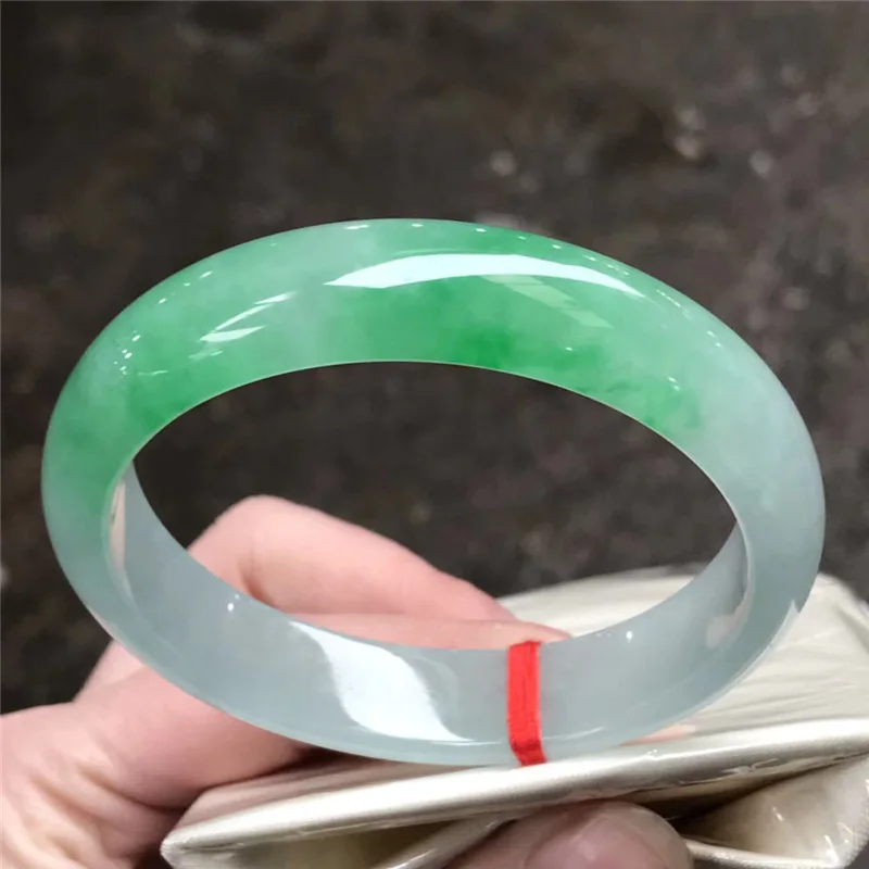 Zheru Jewelry Natural Myanmar Jade 54mm-62mm bracelet exquisite princess bracelet send girlfriend send mom