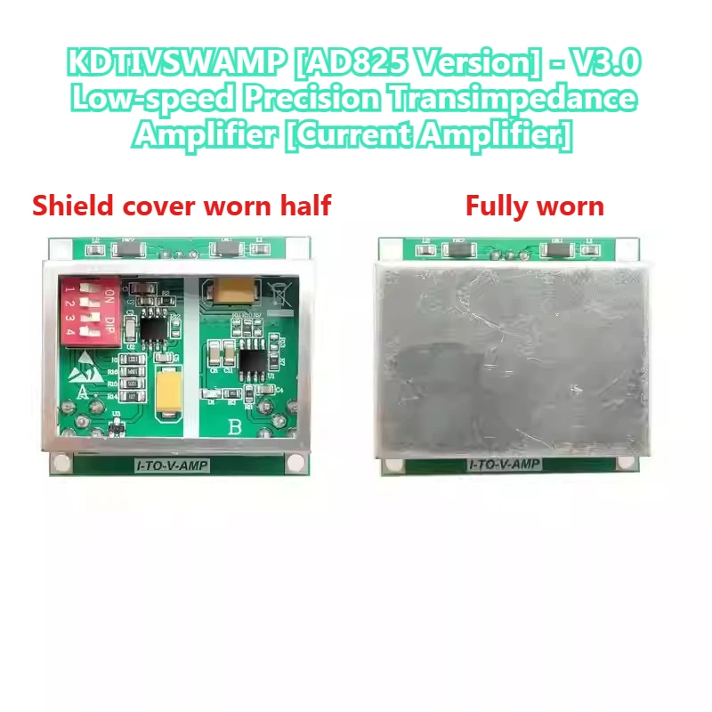 AD825 Transimpedance Amplifier Module PD Photoelectric Detection Amplifier TIA Amplifier, Four Range Switching KDTIVSWAMP-040