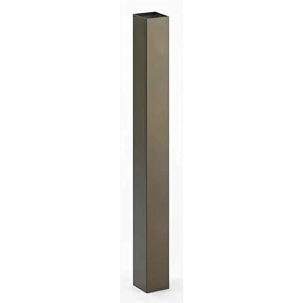 Aluminum Sleeve 4x4 Post Black Finish Square Shape Support  Deluxe Mailbox Aluminum Construction Lasting Durability Security