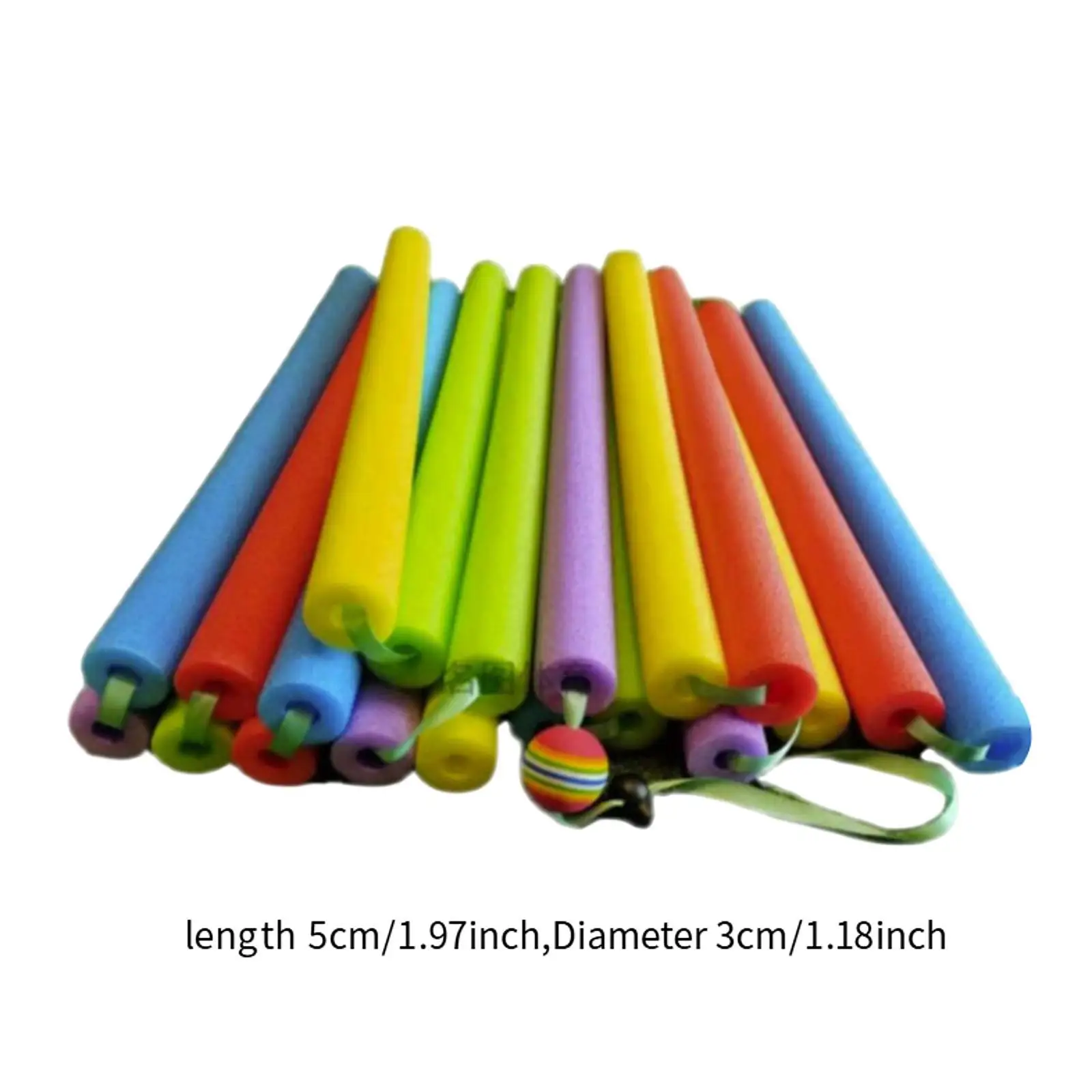Foam Rubber High Jump Crossbar Flexible Training Rope Fitness Equipment for Beginners Adults Field Track