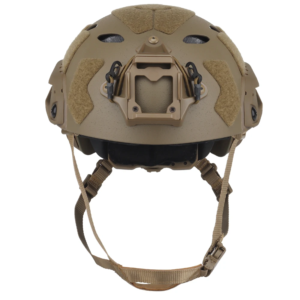 Wosport FAST SF Super High Cut Helmet Sandblasted Nylon ABS Shell Adjustable Dial Side Rail NVG Mount for Airsoft Outdoor Gear