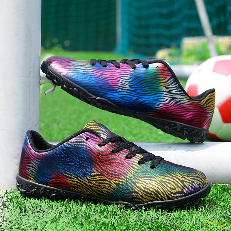 

Unisex Soccer Cleats for Youth Training and Matches Lightweight TF Football Shoes with Enhanced Grip and Comfort