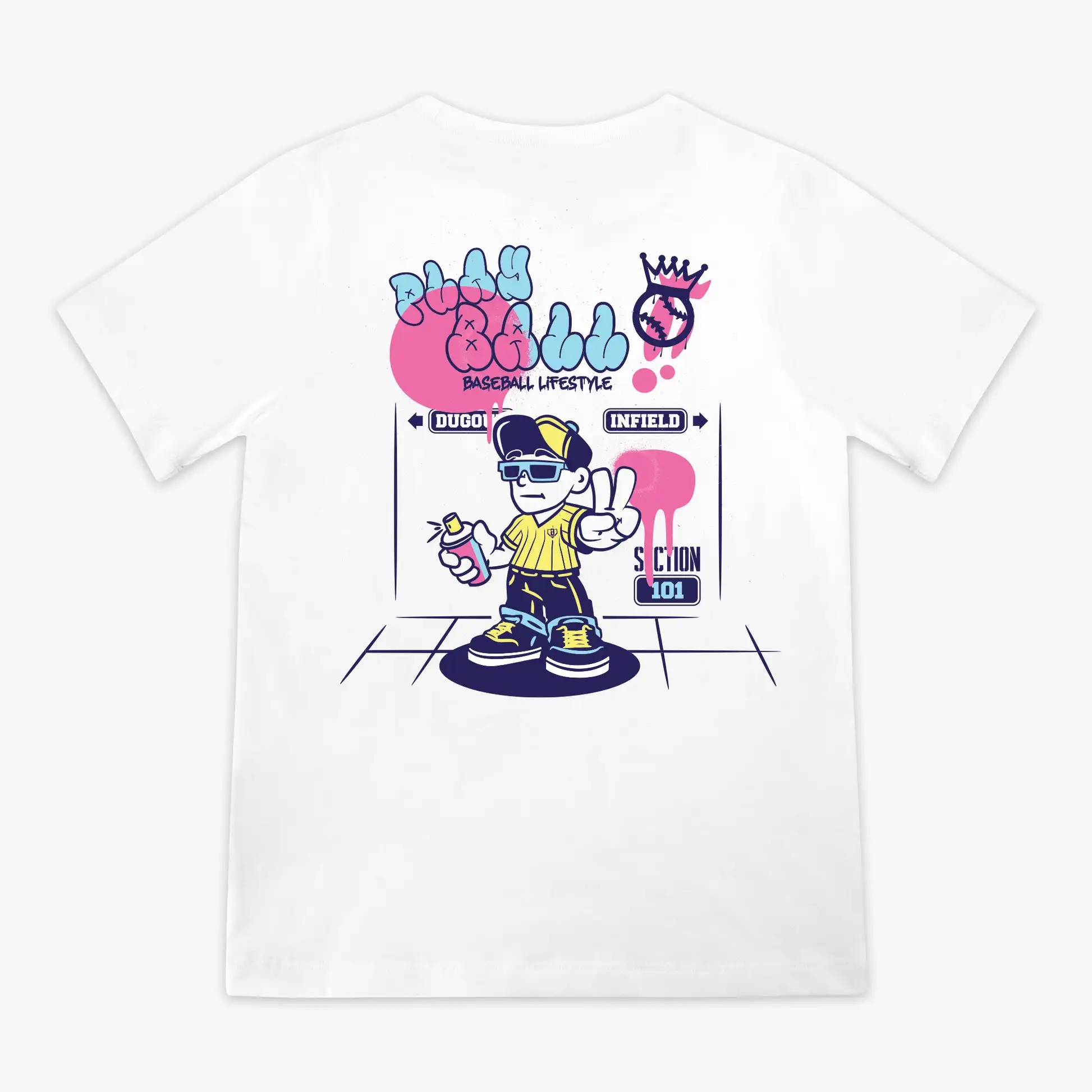 Homerun السكر الشباب تي شيرت-البيسبول الحياة 101 صيف جديد الرجال النساء الأطفال الوالدين ملابس الطفل القطن الخالص تي شيرت