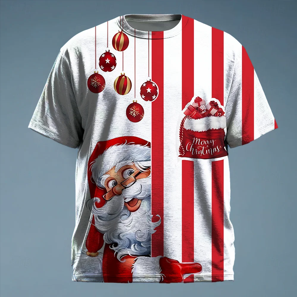 

S-9xl, большие размеры, большой и высокий короткий рукав (Рождественский элемент), стильные красно-зеленые оттенки, легкие, подходят для комфорта на весь день