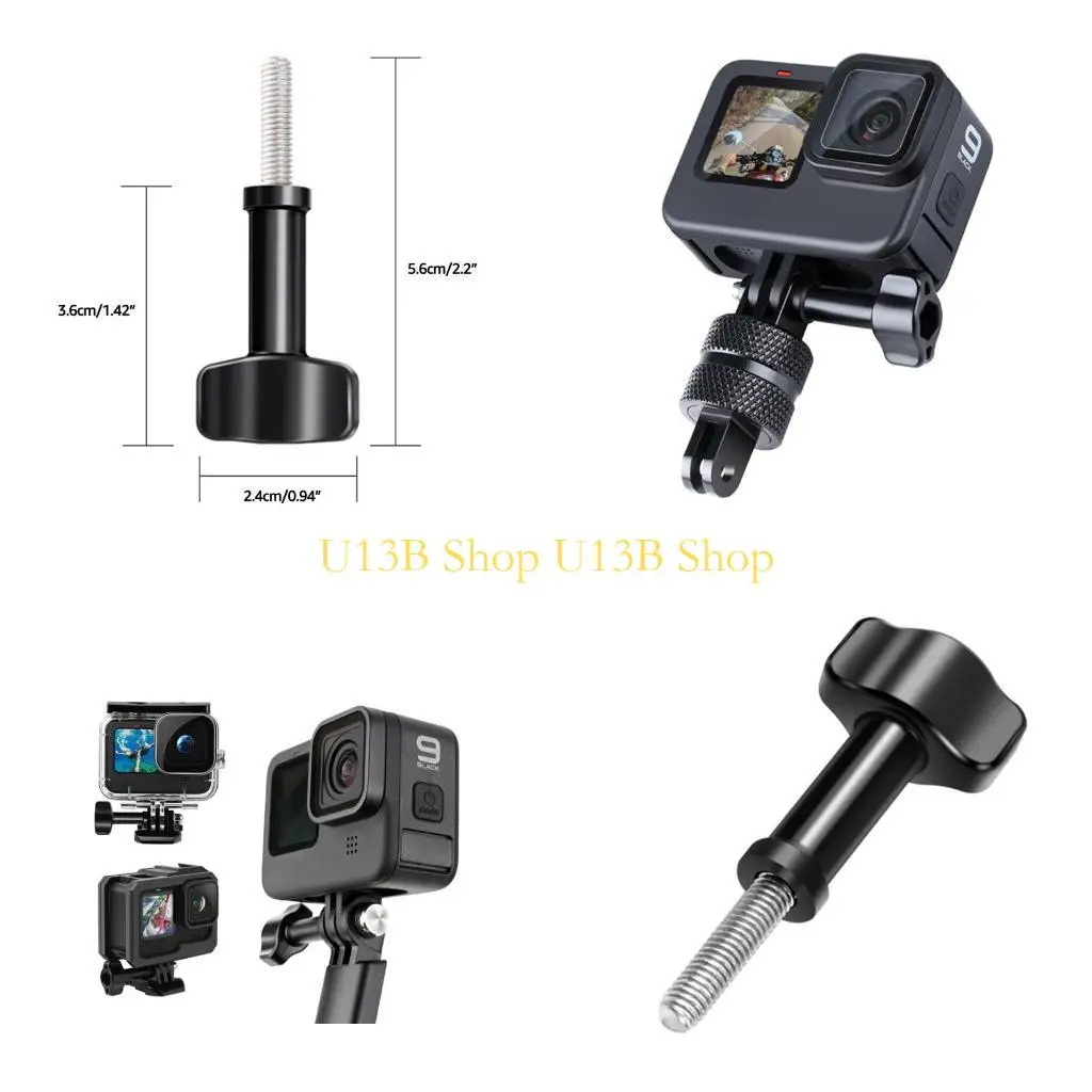 U13B Long Thumb Vint для героя 10 9 8 7 Yi Action Sjcam камеры винтовой болт аксессуар U13B Long Thumb Vint для героя 10 9 8 7 Yi Action Sjcam камеры винтовой болт аксессуар