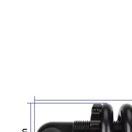 /Front /Shock /Absorber For Kukirin G2 G4 Electric Scooter Aluminum Alloy Black Replacement Part Enhanced Suspension System Acce