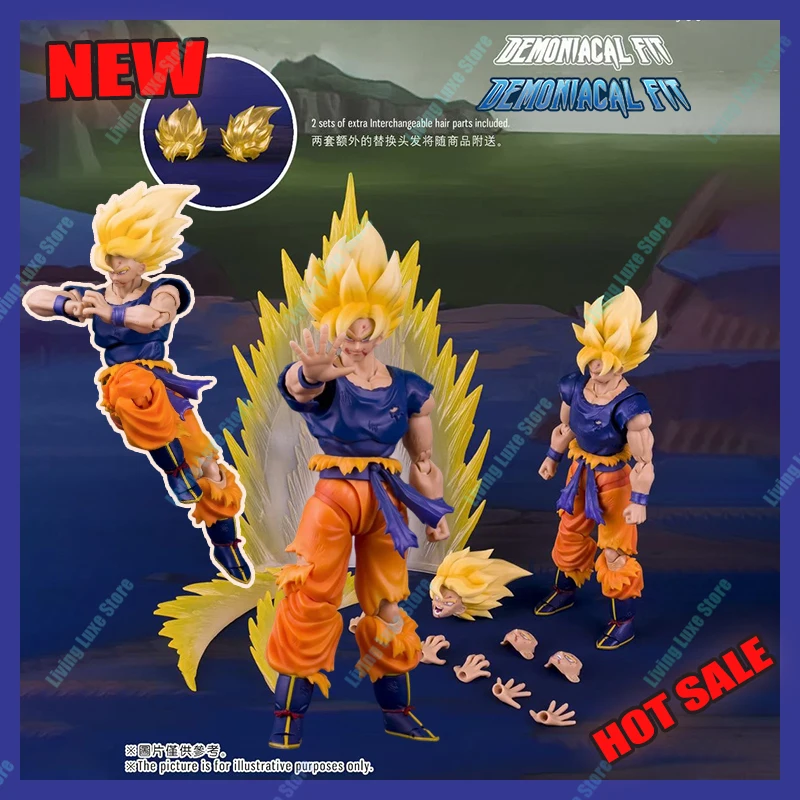

Новинка 2025 года, фигурка Demoniacal Fit Son Goku Dragon Ball Z SHF Goku, фигурка Fury Awakening, аниме, экшн-фигурки, модель игрушки в подарок