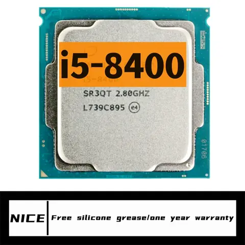 i5 8400 2.8 GHz Six-Core Six-Thread CPU Processor 9M 65W LGA 1151