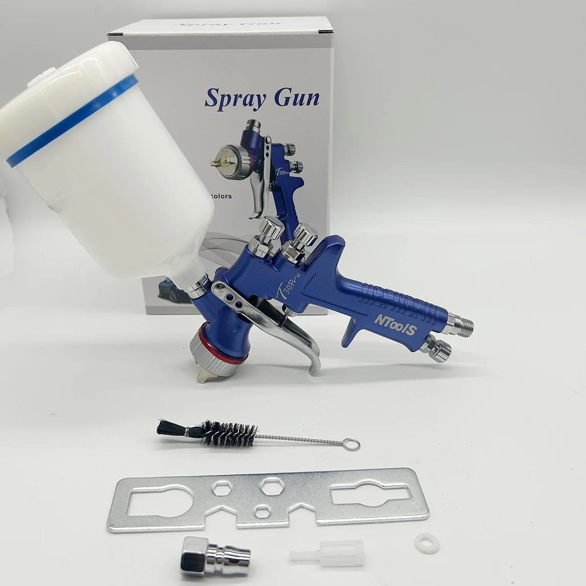 HVLP Spray Gun 1.3mm Stainless Steel Nozzle Paint Spray Gun /Water-Based Paint /Air Spray Gun/Air Tools/Automotive Varnish Spray