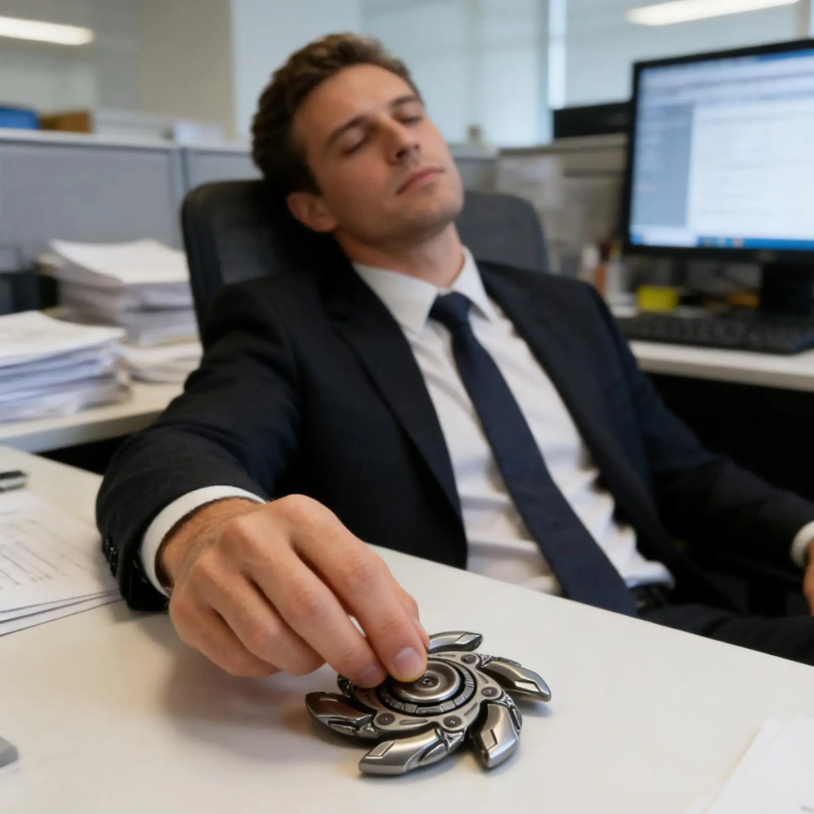 جديد FingerSpinner تململ اليد سبينر لعبة مضادة للقلق يخفف الإجهاد FingerSpinner تهدئة لعبة EDC الكبار الاطفال هدية