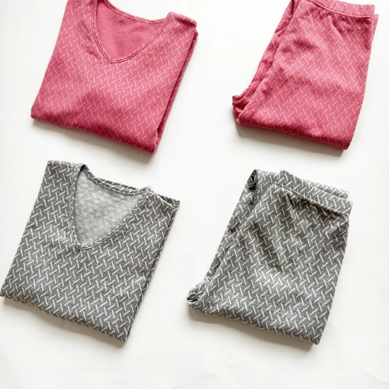 conjunto-feminino-de-la-termica-calcas-e-blusa-de-manga-longa-com-gola-redonda-para-casa-e-lazer-modelo-jovem-e-quente-com-decote-em-v-varias-cores