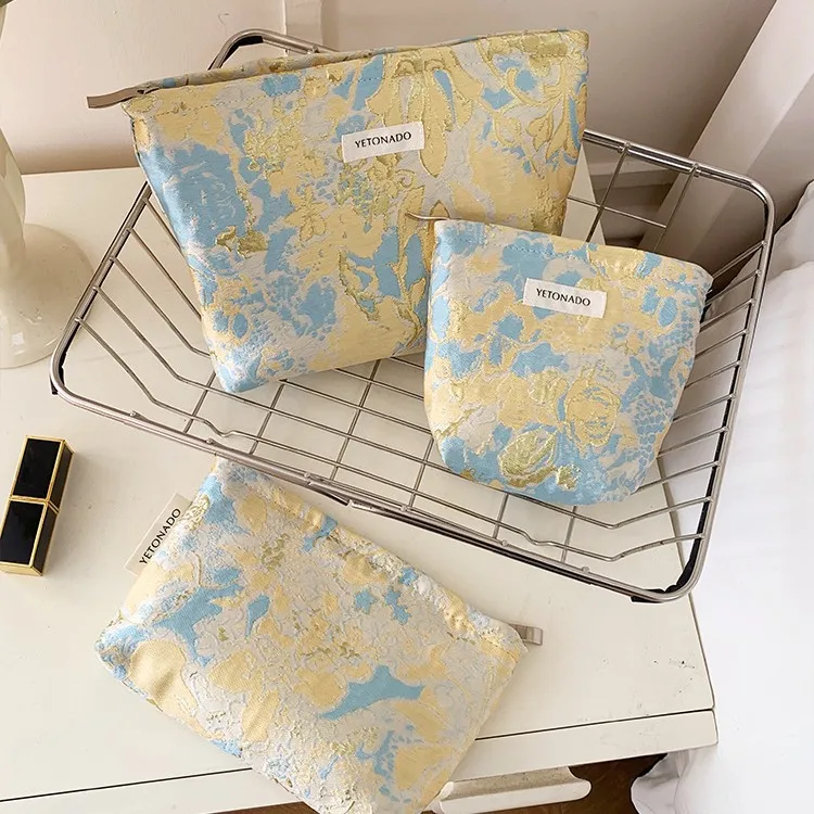 New cosmetic bag, portable clutch bag, large-capacity travel bag, washing liner bag.