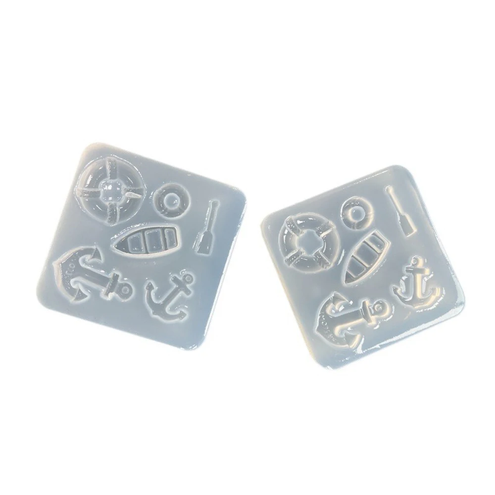 Silicone Mold for Jewelry Making - Boat Paddle Rudder Ship Hook Starfish Resin Casting Molds for DIY UV Craft