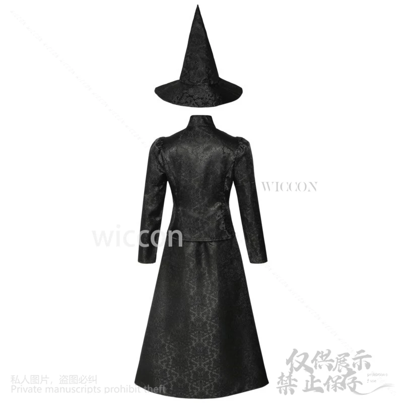 Anime Böse Hexe Film Cosplay Elphaba Schwarze Uniform Anzug Glinda Rosa Lolita Kleid Für Frau Mädchen Perücken Angepasst Halloween