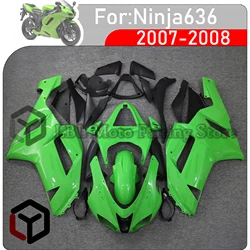 For Kawasaki Ninja636 ZX-6R 2007 2008 Motorcycle Full Body Fit Fairing For Kawasaki ZX6R Ninja636 2007 2008 Full Fairing