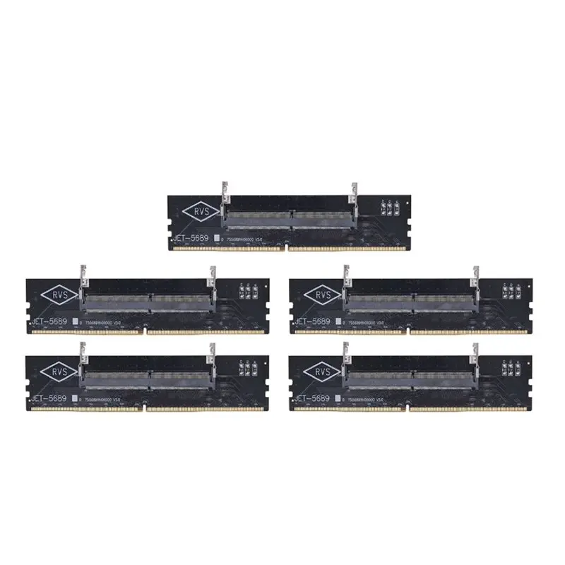 YSS-For PC Desktop Motherboard Compatible 5Pcs DDR5 SODIMM To DIMM Adapter DDR-5 Memory Converter DDR5 For PCB DDR-5 Memory Test