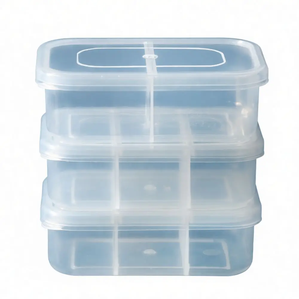 Plastic Craft Organizer Box For Slime Clay Putty Storage Containers Transparent Sealing Cups For DIY Arts