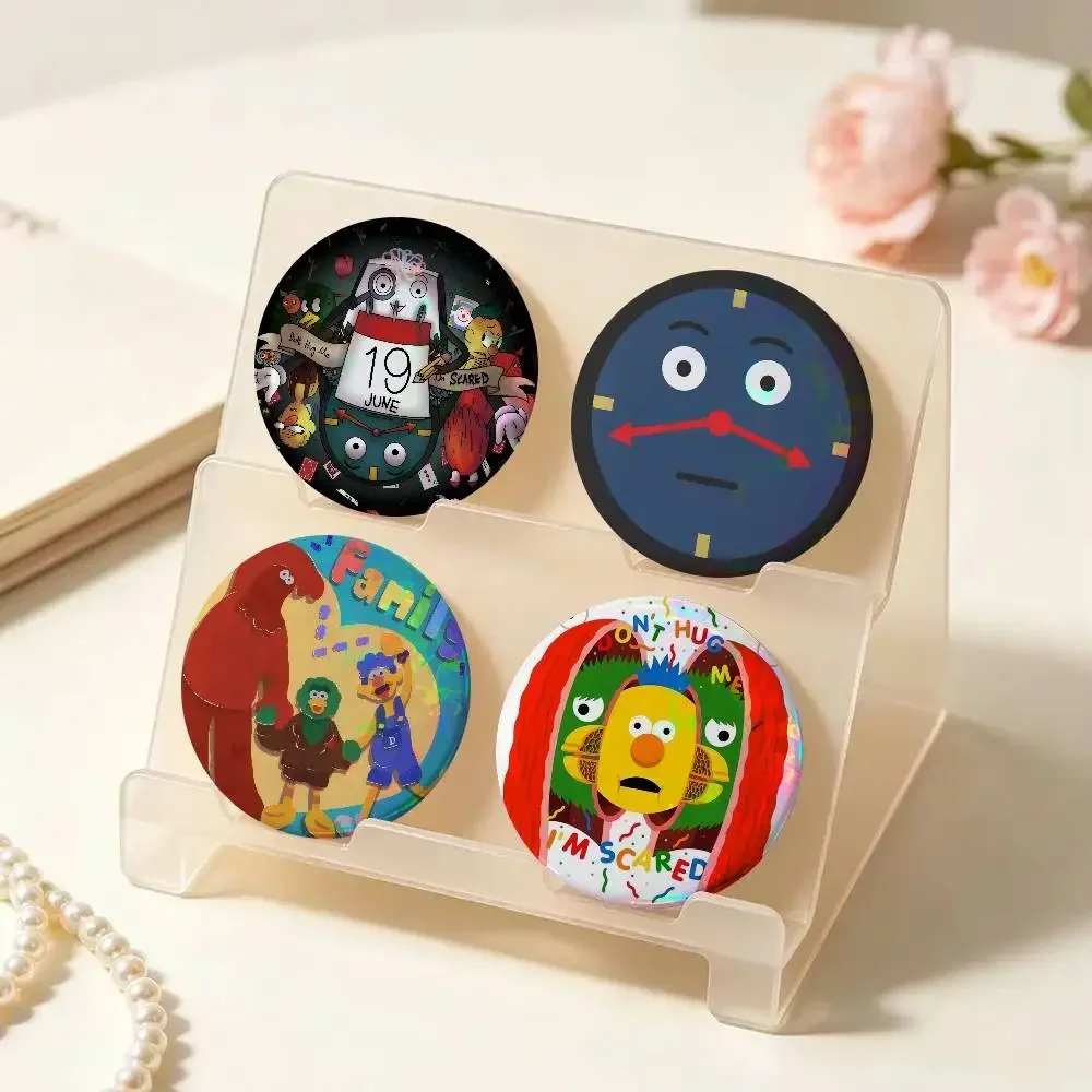 Web Series Don't Hug Me I'm S-Scared  Button Cute Manhwa Coin Brooch DIY Backpack Clothing Decor Badge Jewelry Accessories Gifts