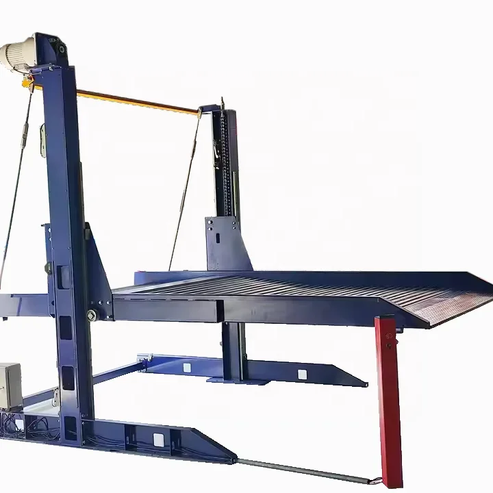 

Two Post Mechanical double auto stacker Lifting car parking at two mounting Car Elevator vehicles hoist Parking Lift