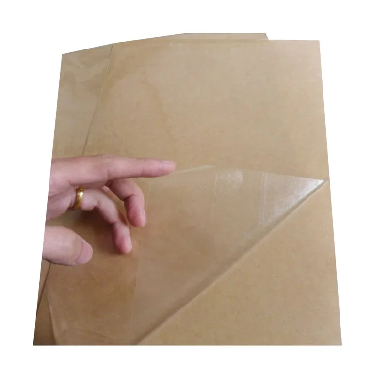 Self Adhesive Sticker a4 Blank Transparent / Clear PET Paper Label for Laser Printer or Used for Lamination Film