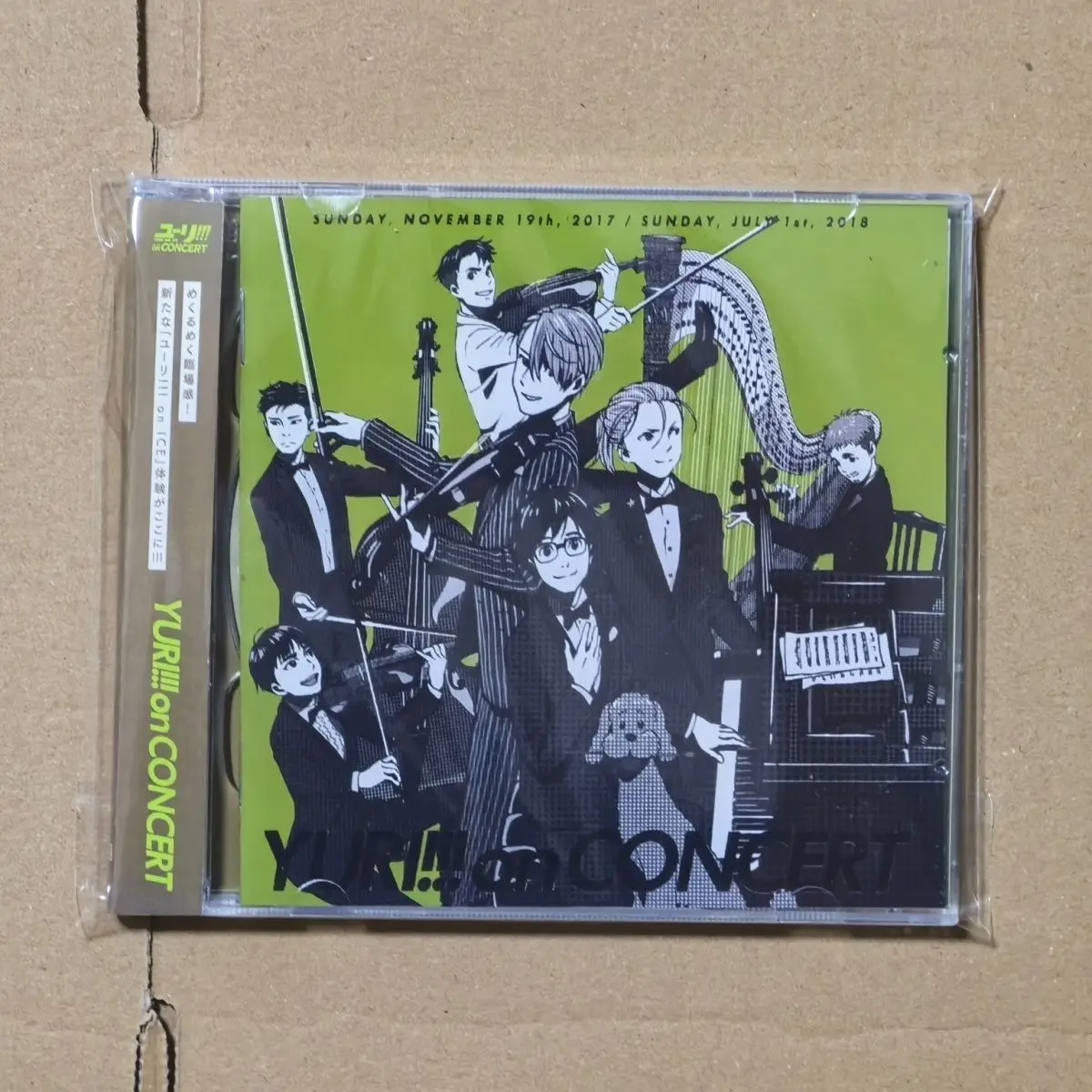 Anime YURI on ICE Taku Matsushiba CD de música más grandes éxitos OST álbum 2 uds registro de música Cosplay Walkman coche insonoras caja regalos