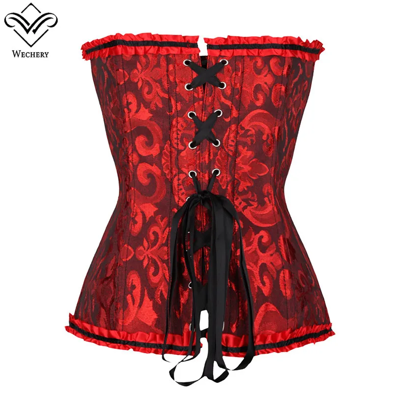 Plus Size Bodice Victoria Corset Top Sleeveless Vintage Bustier Long Torso Women Gothic Steampunk Sexy Corselet XS to 6XL