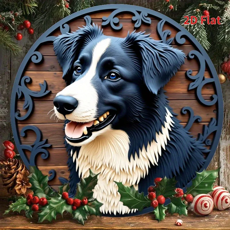 2D Flat - Decorative Sign Plaque Featuring a 