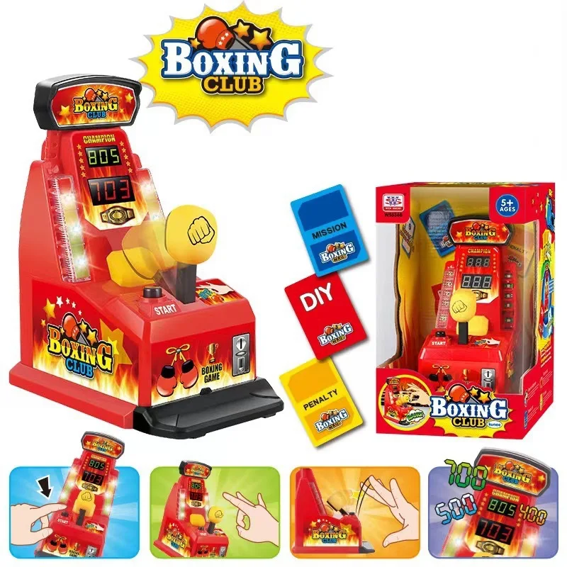 Finger Elasticity Machine Finger Boxing Mini Table Mini Points  Machine Parent Child Interactive Game Machine Desktop Toy