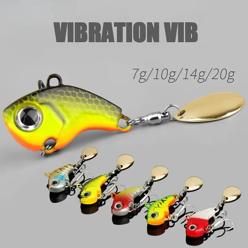 Señuelos VIB metálicos – Cucharas oscilantes artificiales para mar