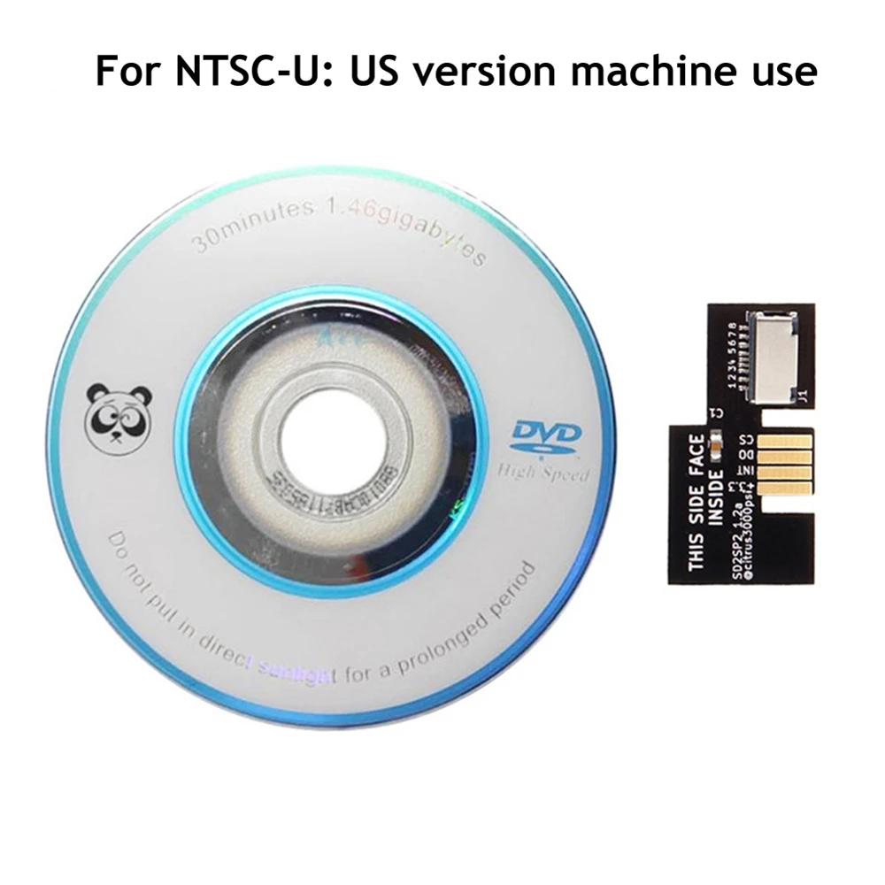 For Gamecube NTSC-U Game Accessories SD2SP2 Adapter TF Card Reader Replacement And Swiss Boot Disc Mini DVD