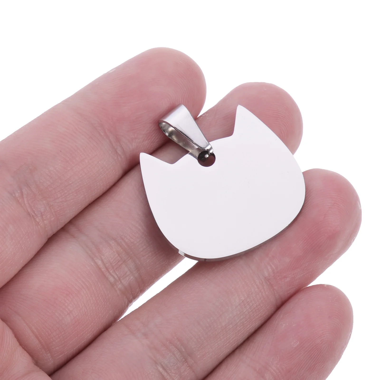 

3pcs Pet Id Tags Stainless Steel Dog Name Tag For Cats Dogs Anti-Lost Custom Engraved Puppy Collar Tag Pet Supplies