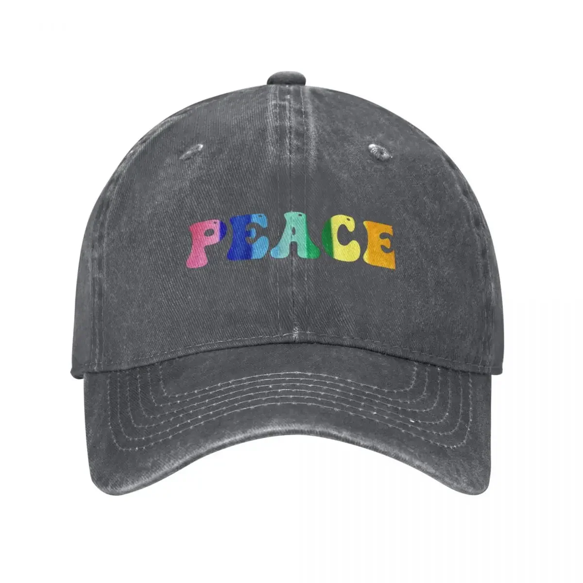 

Rainbow Peace Baseball Cap Golf Sun Cap party Hat |-F-| Hats Man Women's