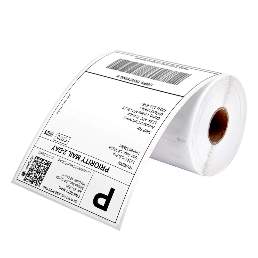 

4x6 Direct Thermal Shipping Label Roll 220 Sheets Compatible with Multiple Printers