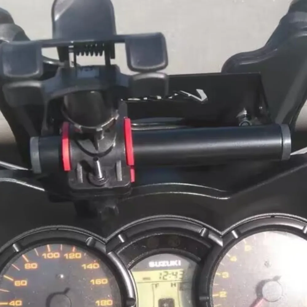 

Motorcycle For Suzuki V-Strom 650/ABS 2004 2005 2006 2007 2008 2009 2010 2011 Phone Holder Stand GPS Navigation Plate Bracket