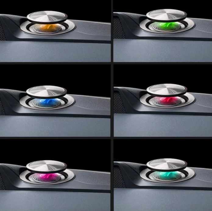 Lifting Tweeter Speaker Car Electric Lift Stereo Ambient Lighting for Alphard 2016-2021