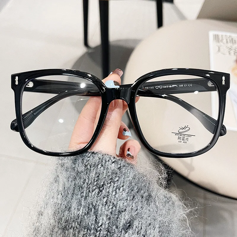 European American Style Men's Glasses Frame TR90 Material Women's Eyeglasses Blue Light Blocking Female Glasses Frames