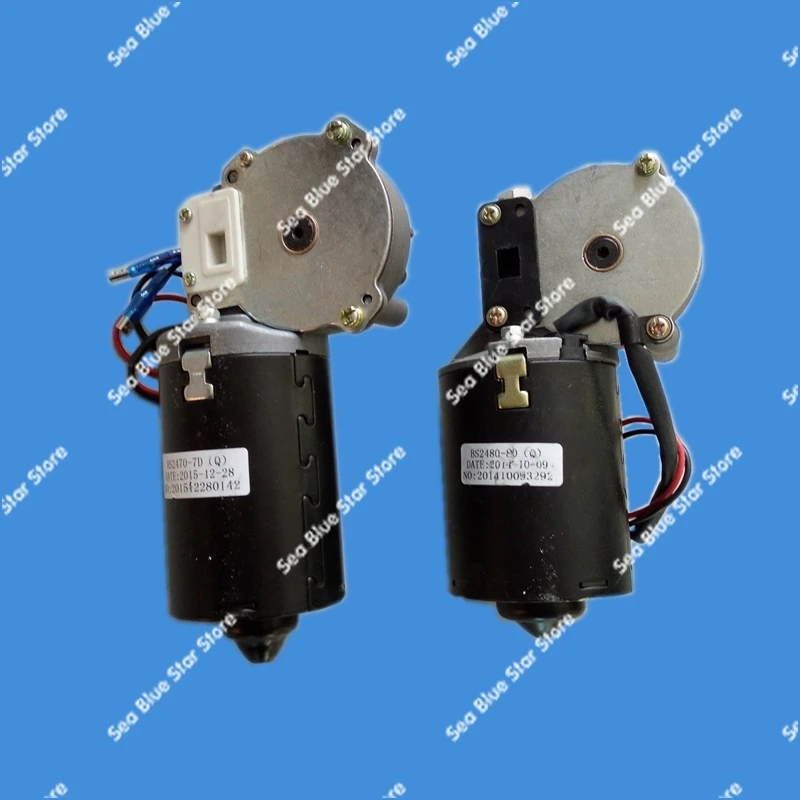 

Электрические комплектующие для дверей: Мотор для гаражных ворот BS2470-7D, выходной вал с 28 зубьями, 24В постоянного тока, для откатных ворот