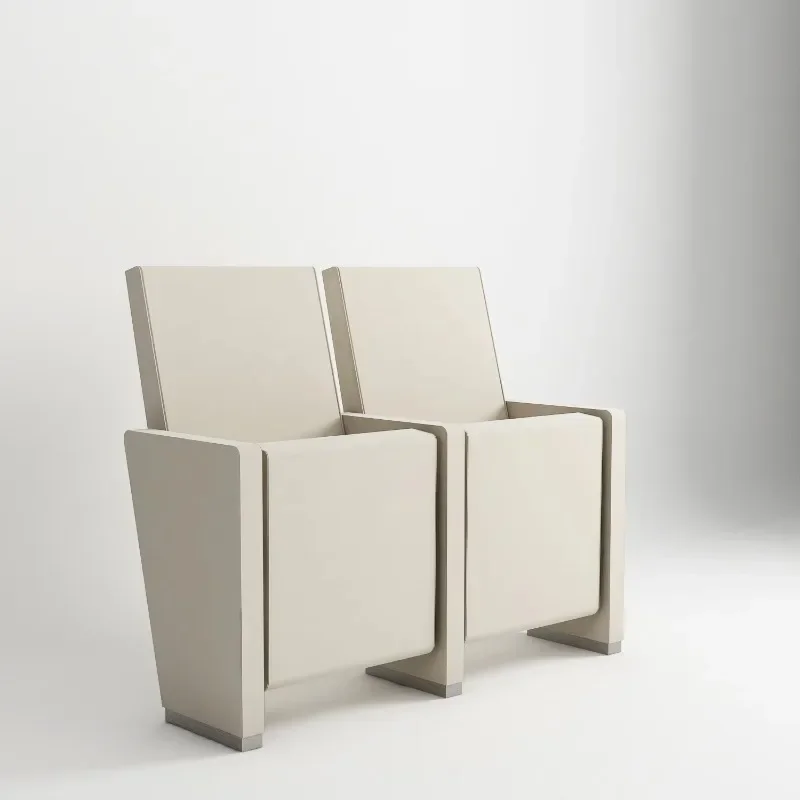 Folding Fabric Hall Chapel Theater School Lecture Hall Cinema Auditorium Chair with Desk